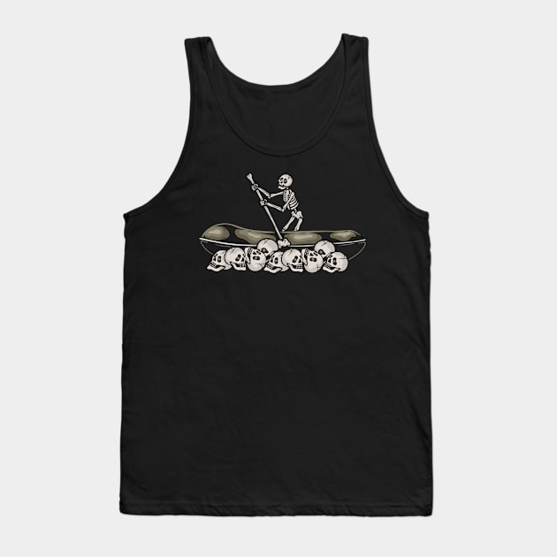 Sailor skull Tank Top by gggraphicdesignnn